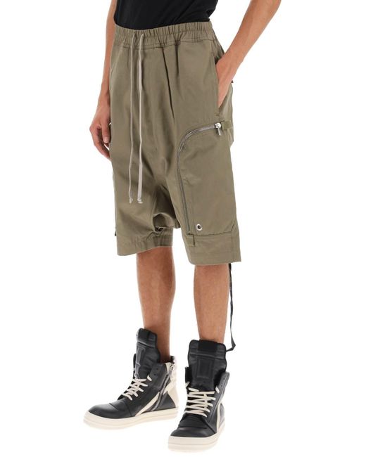 Rick Owens Natural 'bauhaus' Shorts for men