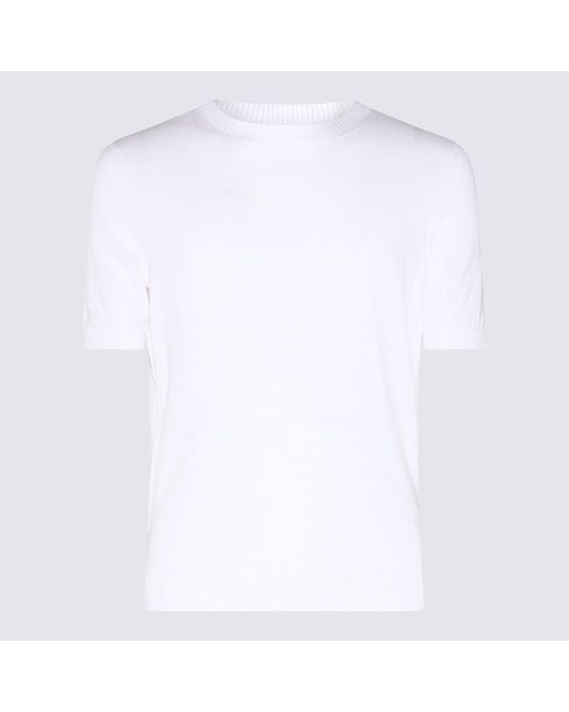 T-Shirts And Polos Latte-Uomo di Malo in White da Uomo