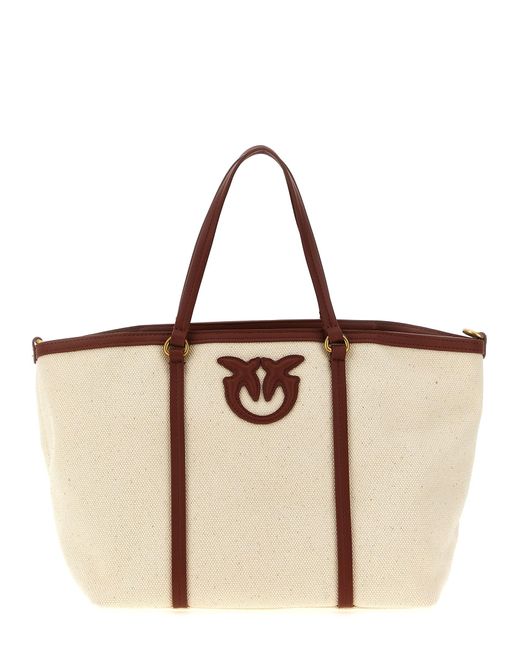 トートバッグ PINKO 'Miranda' small shopping bag Pinko 'Miranda' Small Shopping Bag in Brown | Lyst