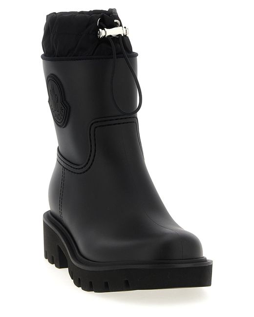 Moncler Black 'Kickstream' Rain Boots