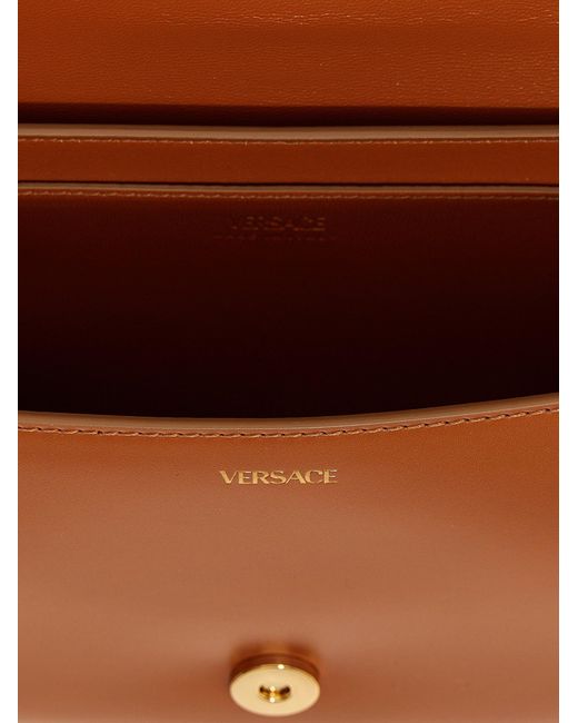 Versace Brown Greca Hand Bags