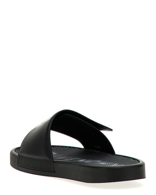 Givenchy Black 'Slide' Sandals for men