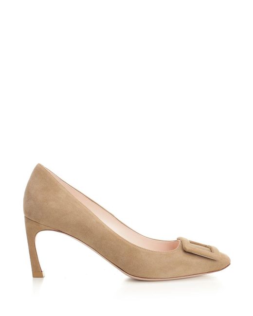 Roger Vivier Natural "Trompette" Pumps