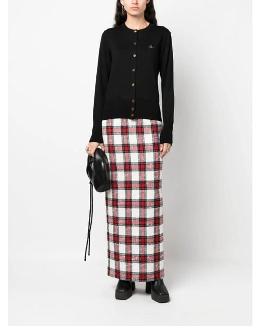Vivienne Westwood Black Bea Wool Cardigan