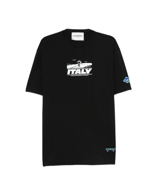 Iceberg Black T Shirts for men