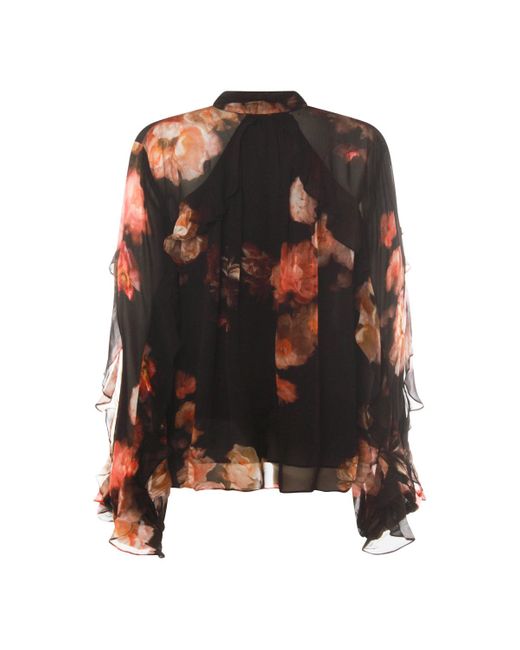 Top Russet Floral-Donna di Zimmermann in Multicolor