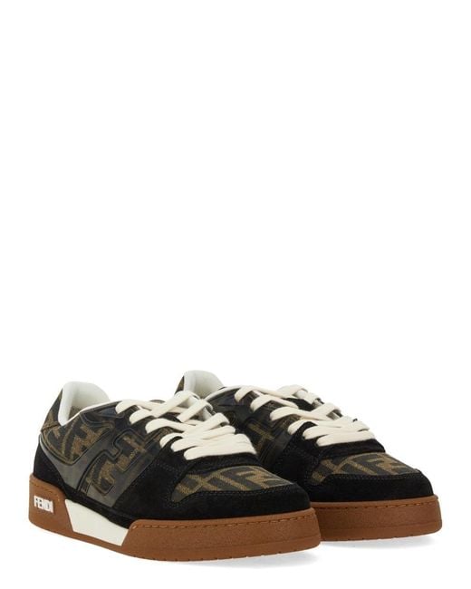Sneaker Low Top "Match"-Donna di Fendi in Black
