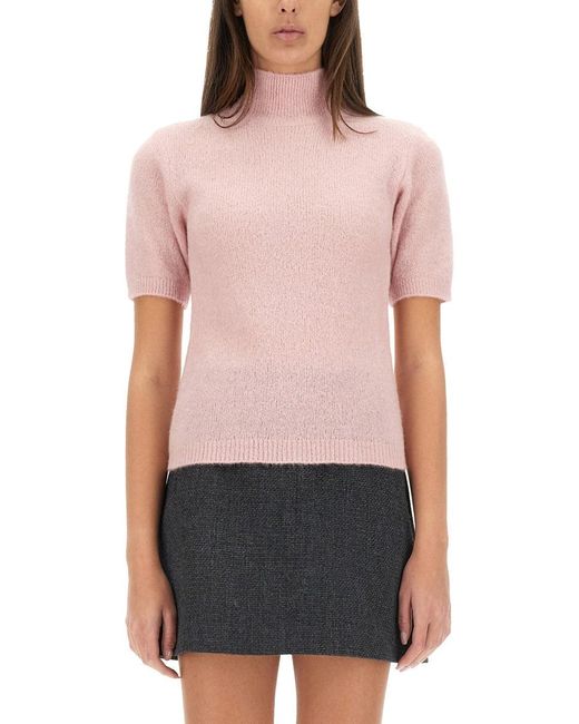 A.P.C. Pink Edie" Knit Top