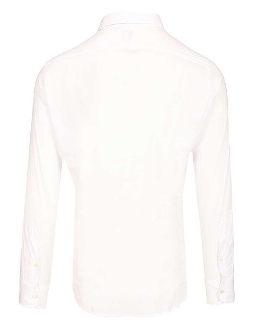 Long-Sleeved Shirt Shirts Bianco-Uomo di Fedeli in White da Uomo