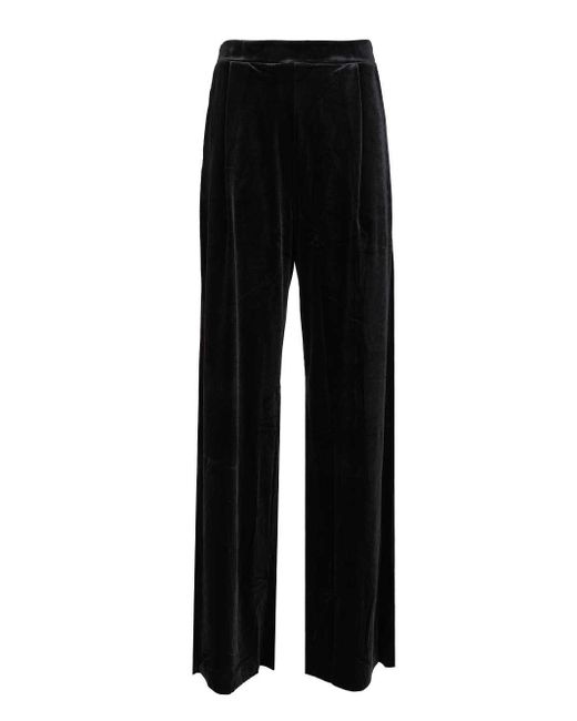 Amazuìn Black Gal Velvet Trousers