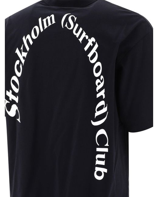 Stockholm Surfboard Club Black "Stockholm (Surfboard) Club" T Shirt for men