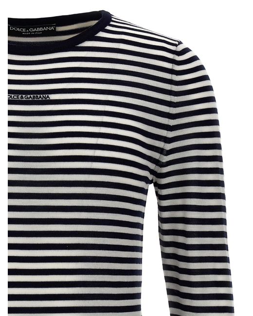 Dolce & Gabbana Black Striped Sweater Sweater, Cardigans for men