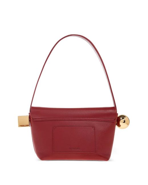 Jacquemus Red Le Rond Carré Small Shoulder Bag
