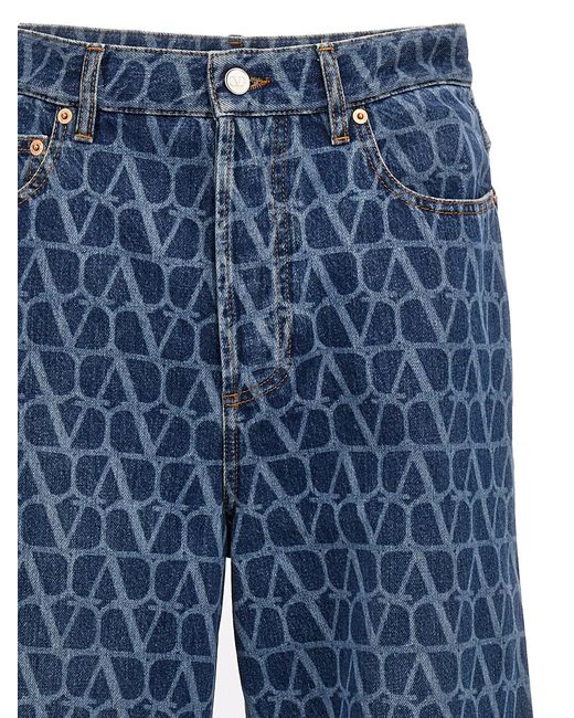 Valentino Garavani Blue Toile Iconographe Jeans for men