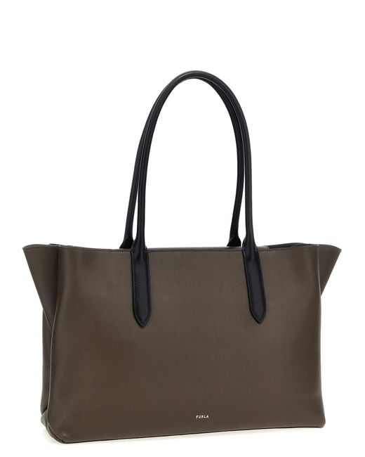 Furla Black 'Meridiana L' Shoulder Bag