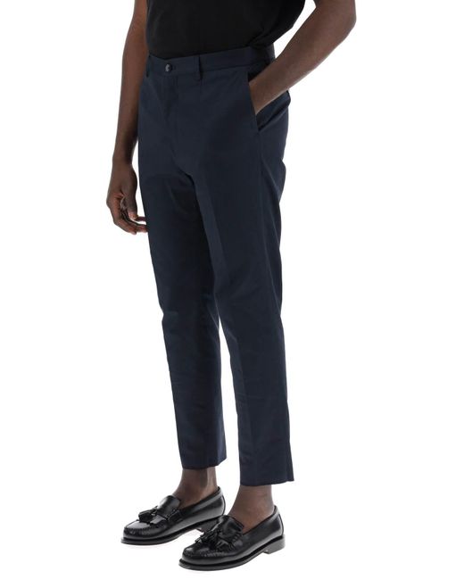 Etro Blue Pantaloni Chino Cropped for men