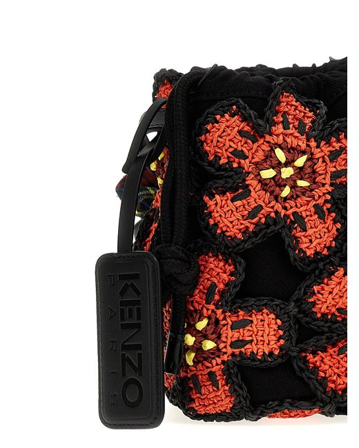 KENZO Red Boke Flower Crossbody Bags
