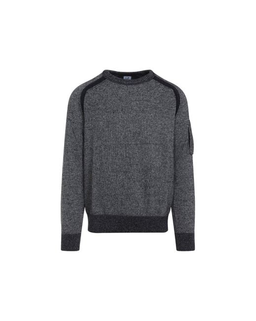 Anthracite Melange Pullover-Uomo di C P Company in Gray da Uomo