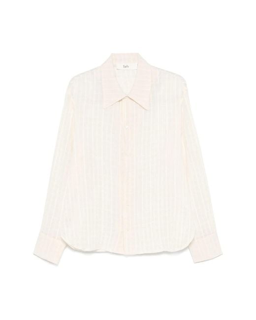 Camicie Cotone-Uomo di Séfr in White da Uomo
