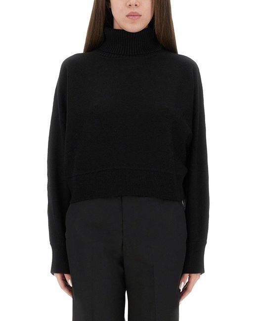 MICHAEL Michael Kors Black Cropped Sweater