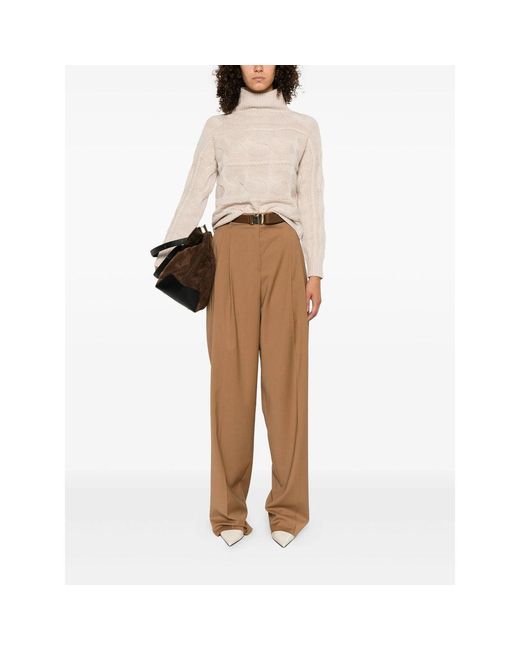 Max Mara White Turtlenecks