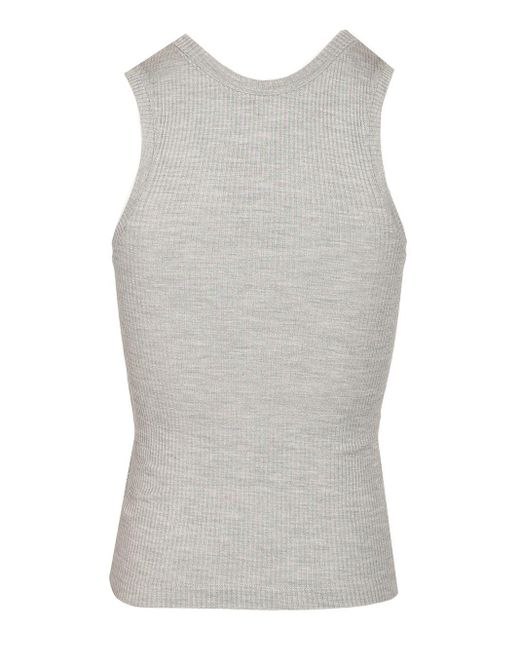 Loewe Gray Anagram Tops
