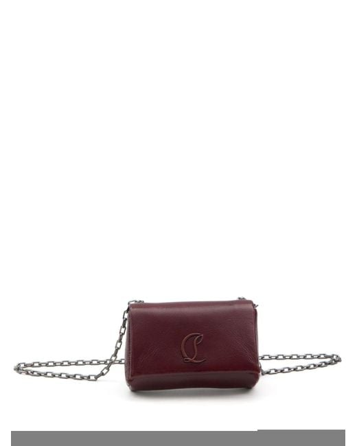 Christian Louboutin Purple Loubi54 Pouch