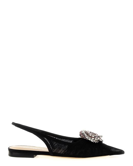 Mach & Mach Black 'Galaxy' Slingback