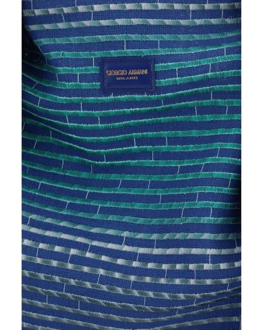 Giorgio Armani Blue Shoulder Bag