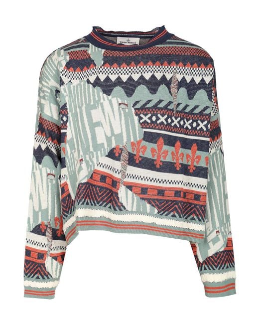 Vivienne Westwood Multicolor "Broken Fair Isle" Jumper for men
