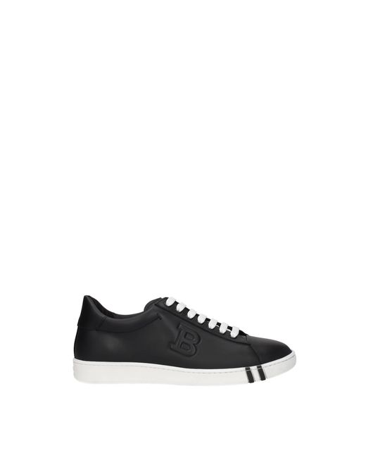 Bally Black Sneakers Asher Leather for men