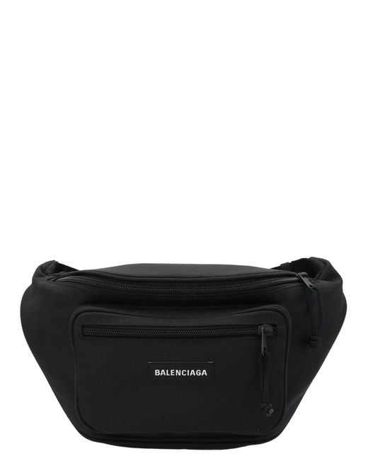 Balenciaga Black Explorer Crossbody Bags