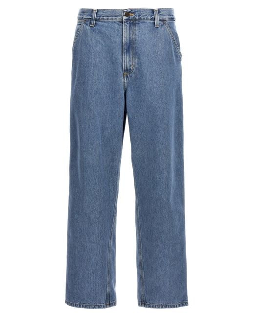 Carhartt Blue Single Knee Jeans for men