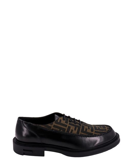 Fendi Black Lace-up Shoes for men