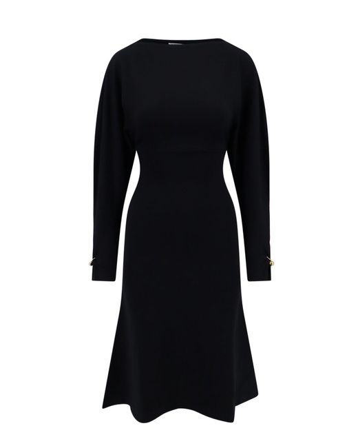 Philosophy Black Wool Blend Dress