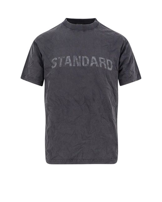 Standard Cotton T-Shirt-Uomo di Balenciaga in Gray da Uomo