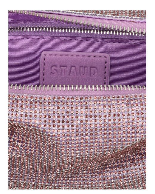 Staud Purple 'Pepper Crystal' Handbag