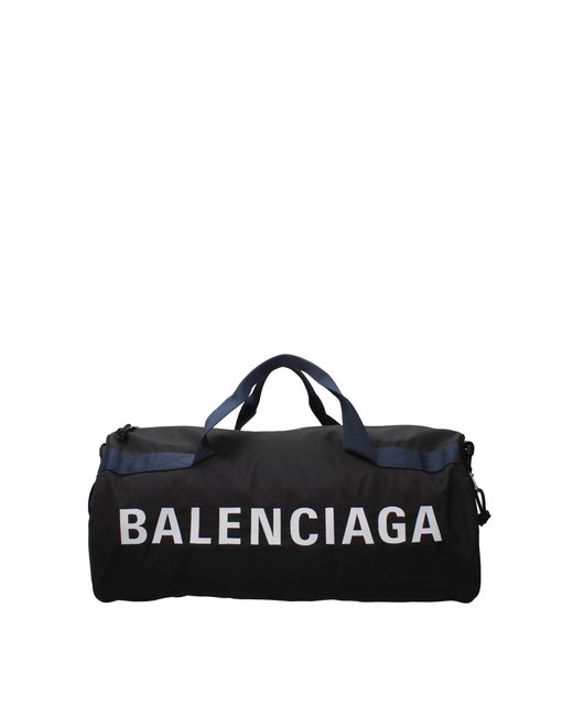 Balenciaga Travel Bags Fabric Black for men