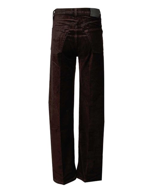 Citizens of Humanity Black Ayla Baggy Trousers Brown
