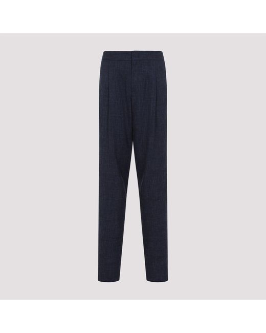 Giorgio Armani Regular & Straight Leg Blue for men
