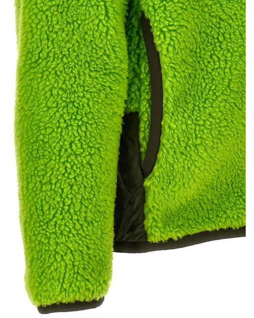 3 MONCLER GRENOBLE Green Taddy Sweatshirt for men