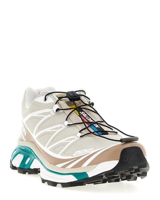 Salomon White 'Xt-6' Sneakers for men