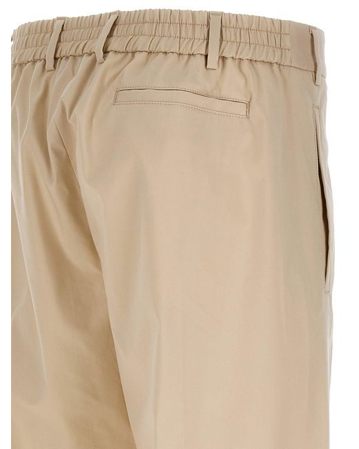 424 Natural With Front Pleats Pants for men