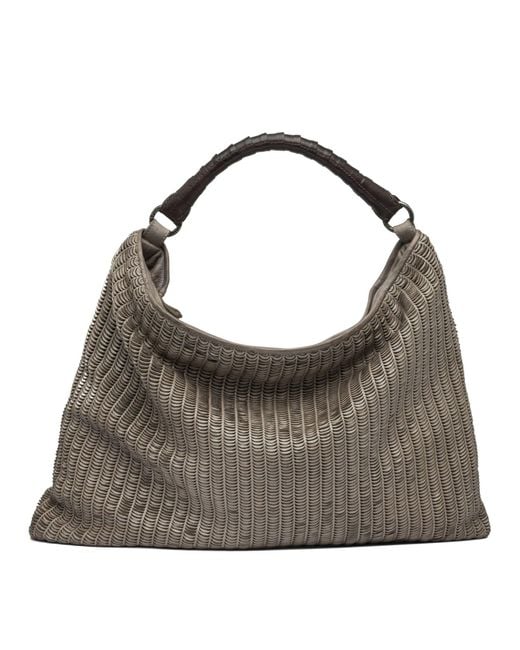 Giancarlo Nevola Gray Shoulder Bags