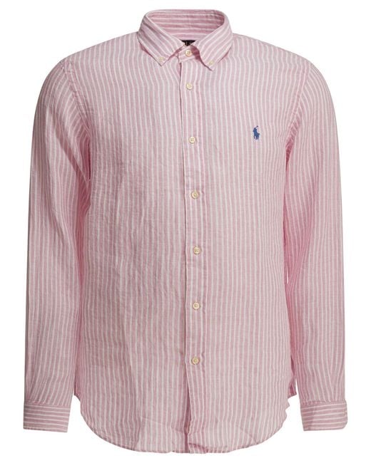 Polo Ralph Lauren Pink Shirts for men