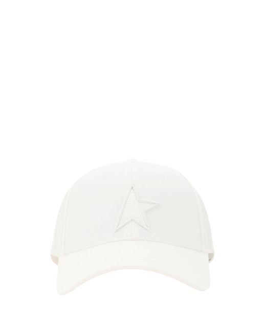 Golden Goose Deluxe Brand White Star Baseball Cap