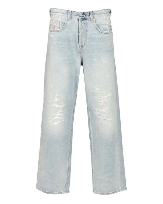 2001 D-Macro 0Dbeb Jeans Light-Uomo di DIESEL in Blue da Uomo
