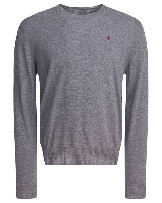 Alexander McQueen Blue Knitwear for men