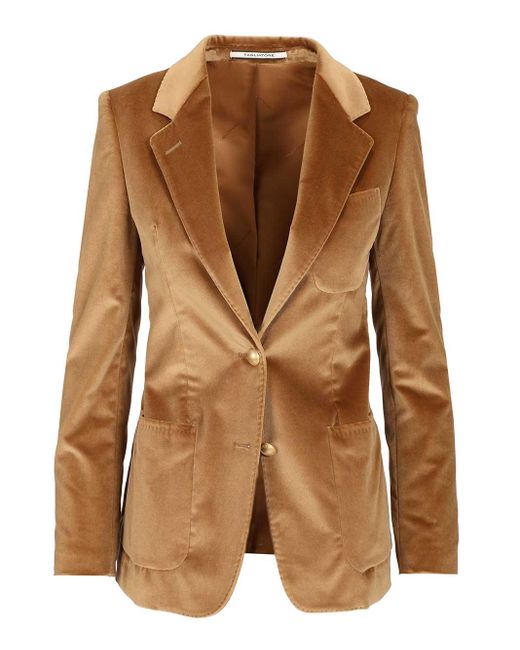 Tagliatore Brown Single-Breasted Blazer Jackets