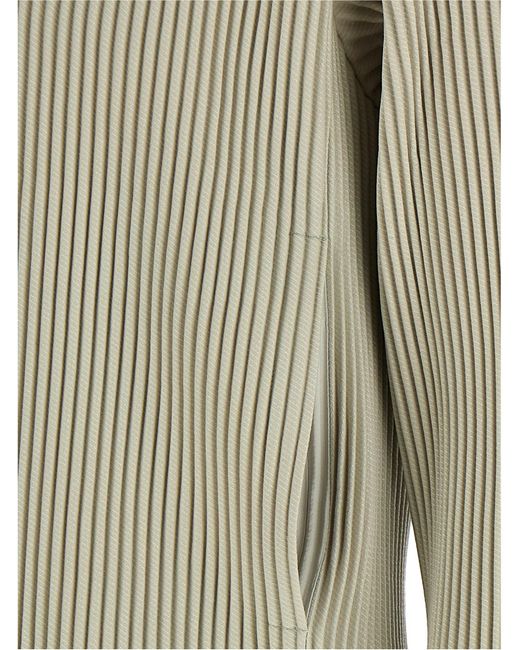 Homme Plissé Issey Miyake Green Homme Plisse' Issey Miyake 'Kersey Pleats' Jacket for men